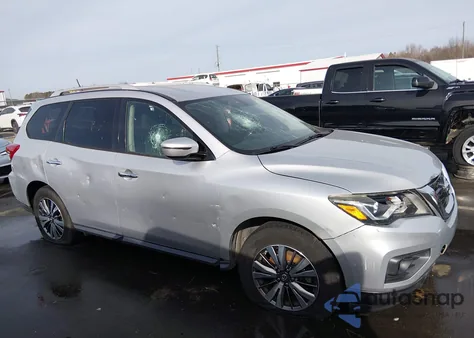 2018 Nissan Pathfinder Sv z USA, uszkodzony, nr VIN 5N1DR2MM5JC642855